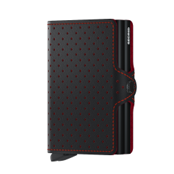 Secrid_Twinwallet_Perforated_Black-Red_Front Secrid_Twinwallet_Perforated_Black-Red_Front